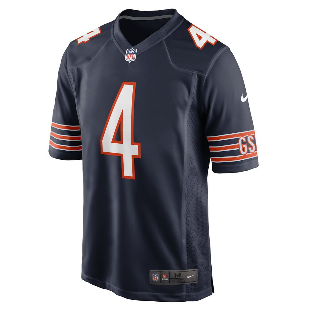 Chicago Bears D'Andre Swift Navy Game Jersey product image 2, provided for visual reference and product detail review