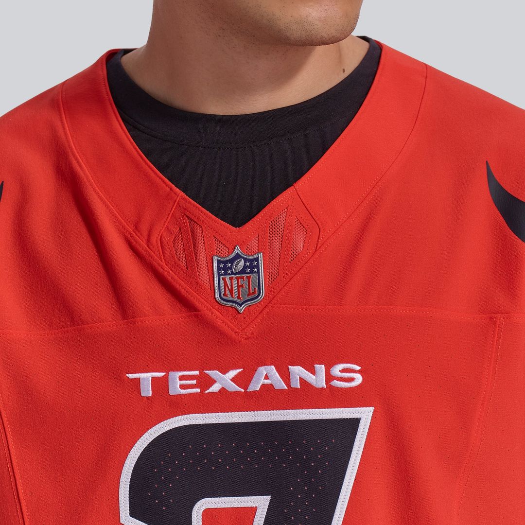 Houston Texans C.J. Stroud Red Alternate Vapor F.U.S.E. Elite Jersey product image 8, provided for visual reference and