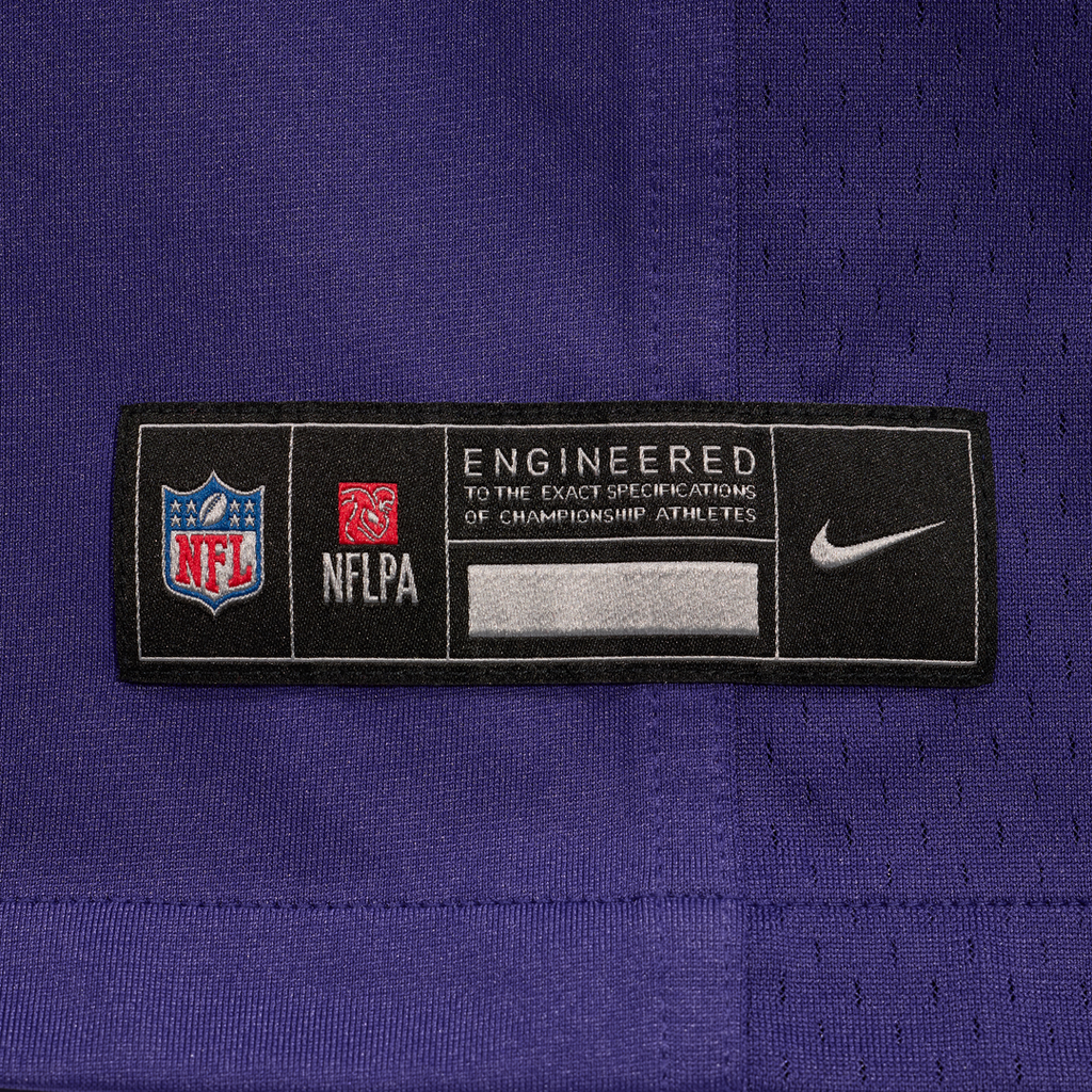 Baltimore Ravens Mike Green Purple Team Game Jersey product image 6, provided for visual reference and product detail review