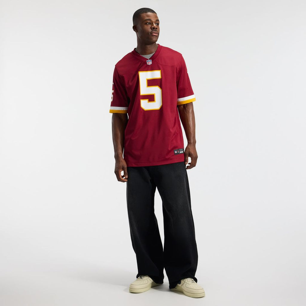 Hail Raiser Men Washington Commanders Jayden Daniels Black Alternate Game Jersey product image 30, provided for visual