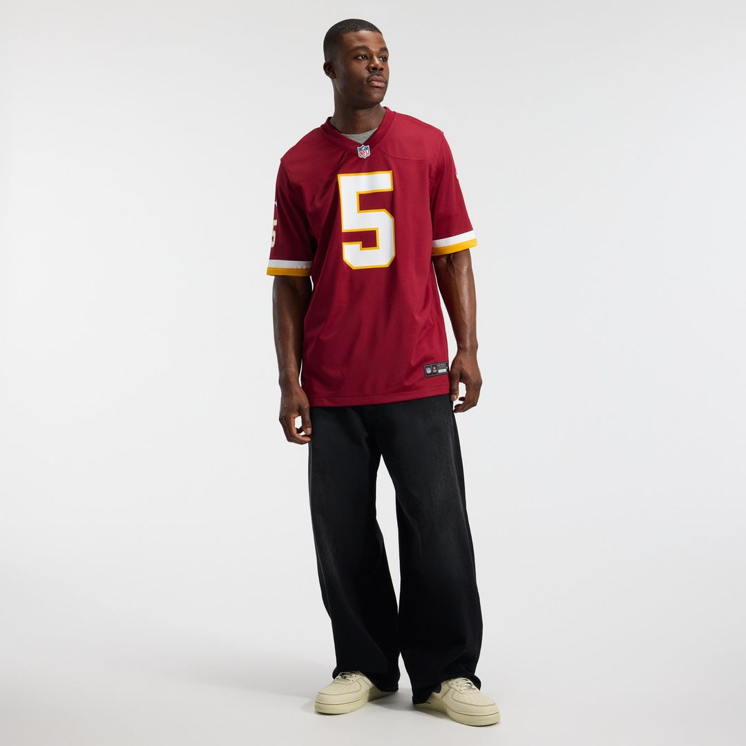 Hail Raiser Men Washington Commanders Jayden Daniels Black Alternate Game Jersey product image 30, provided for visual