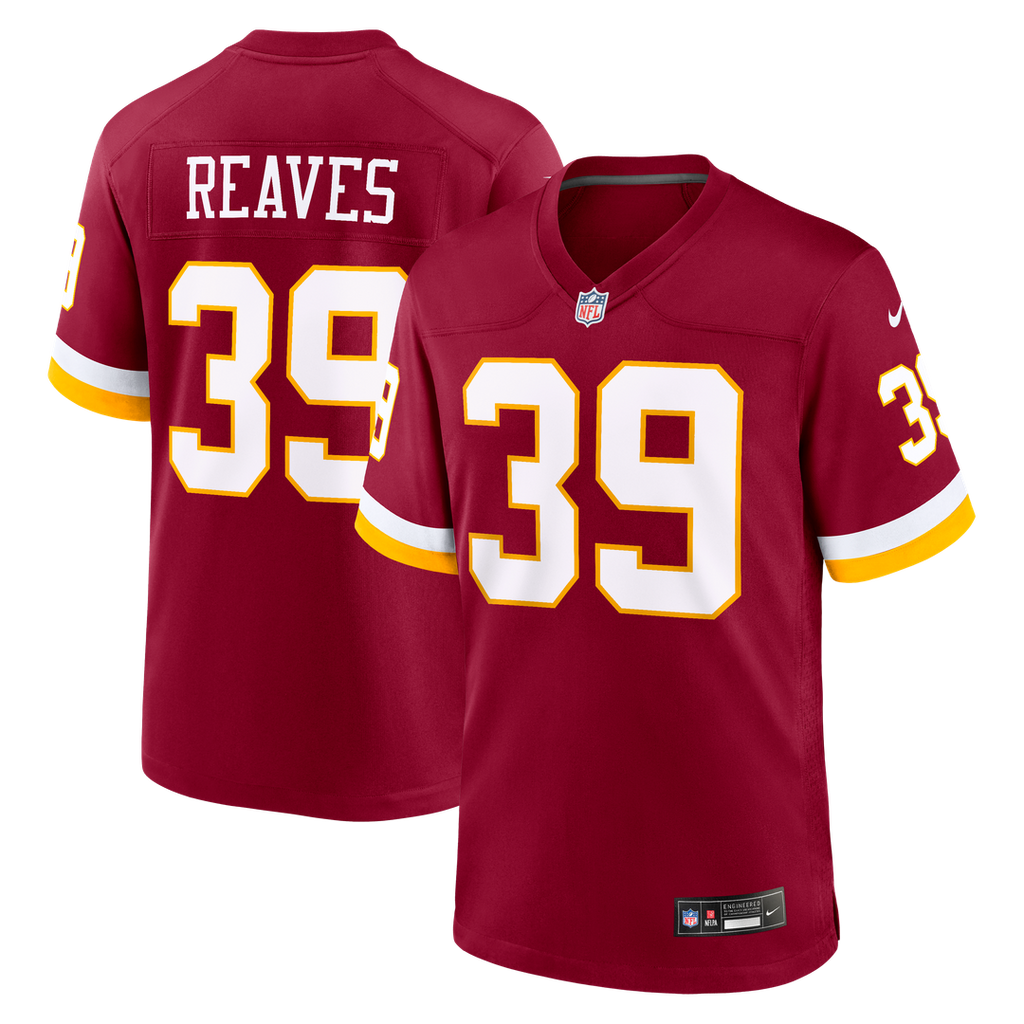 Washington Commanders Jeremy Reaves White Game Super Bowl Era Jersey product image 15, provided for visual reference and