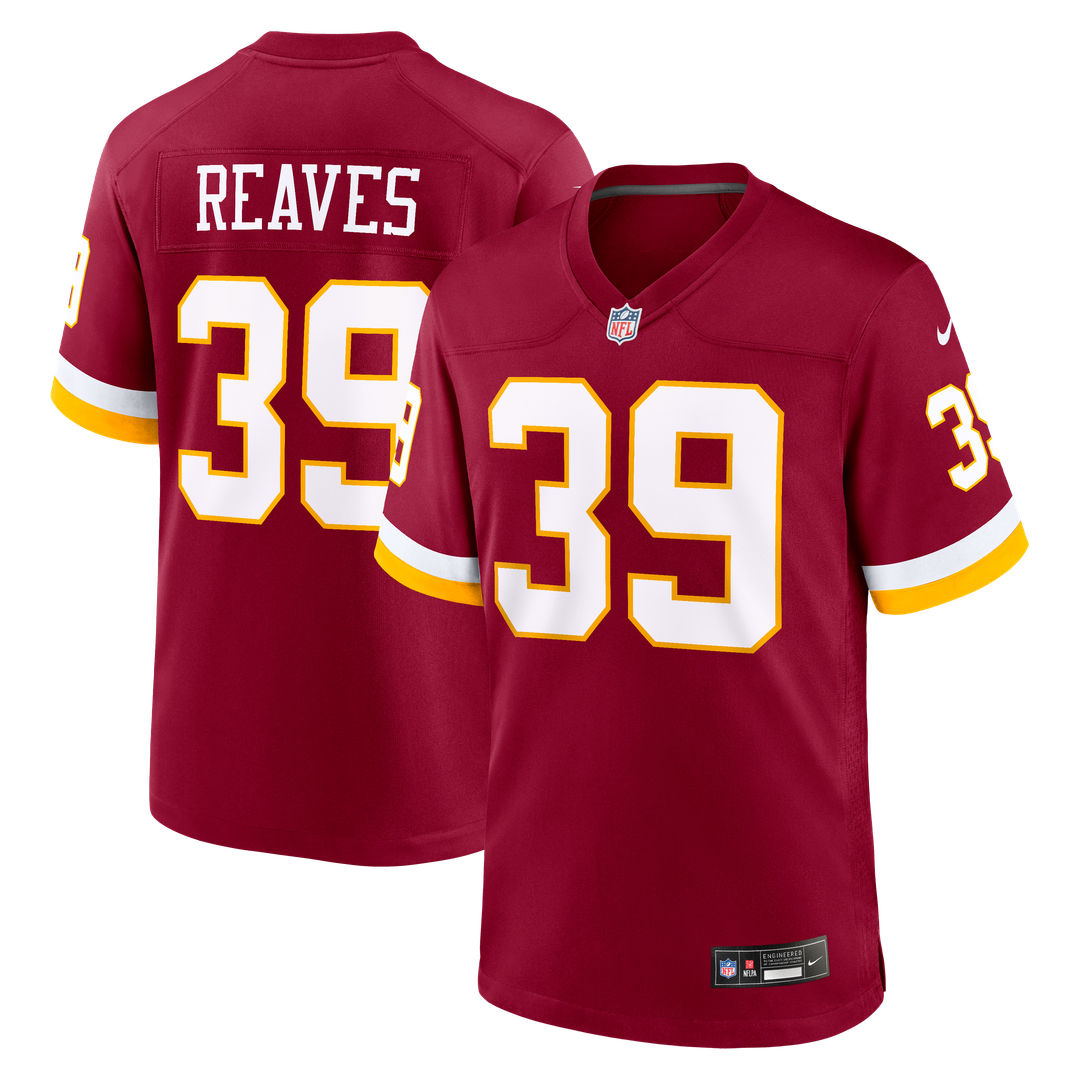 Washington Commanders Jeremy Reaves White Game Super Bowl Era Jersey product image 15, provided for visual reference and
