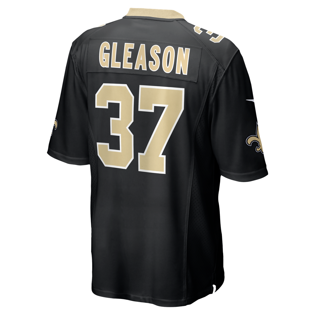 New Orleans Saints Steve Gleason Black Game Retired Player Jersey product image 3, provided for visual reference and product