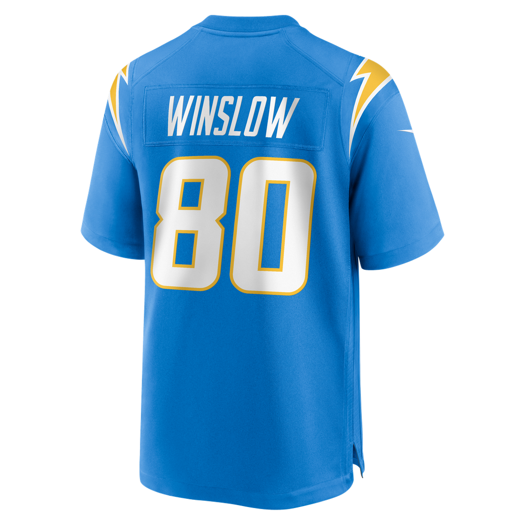 Los Angeles Chargers Kellen Winslow Powder Blue Game Retired Player Jersey product image 3, provided for visual reference
