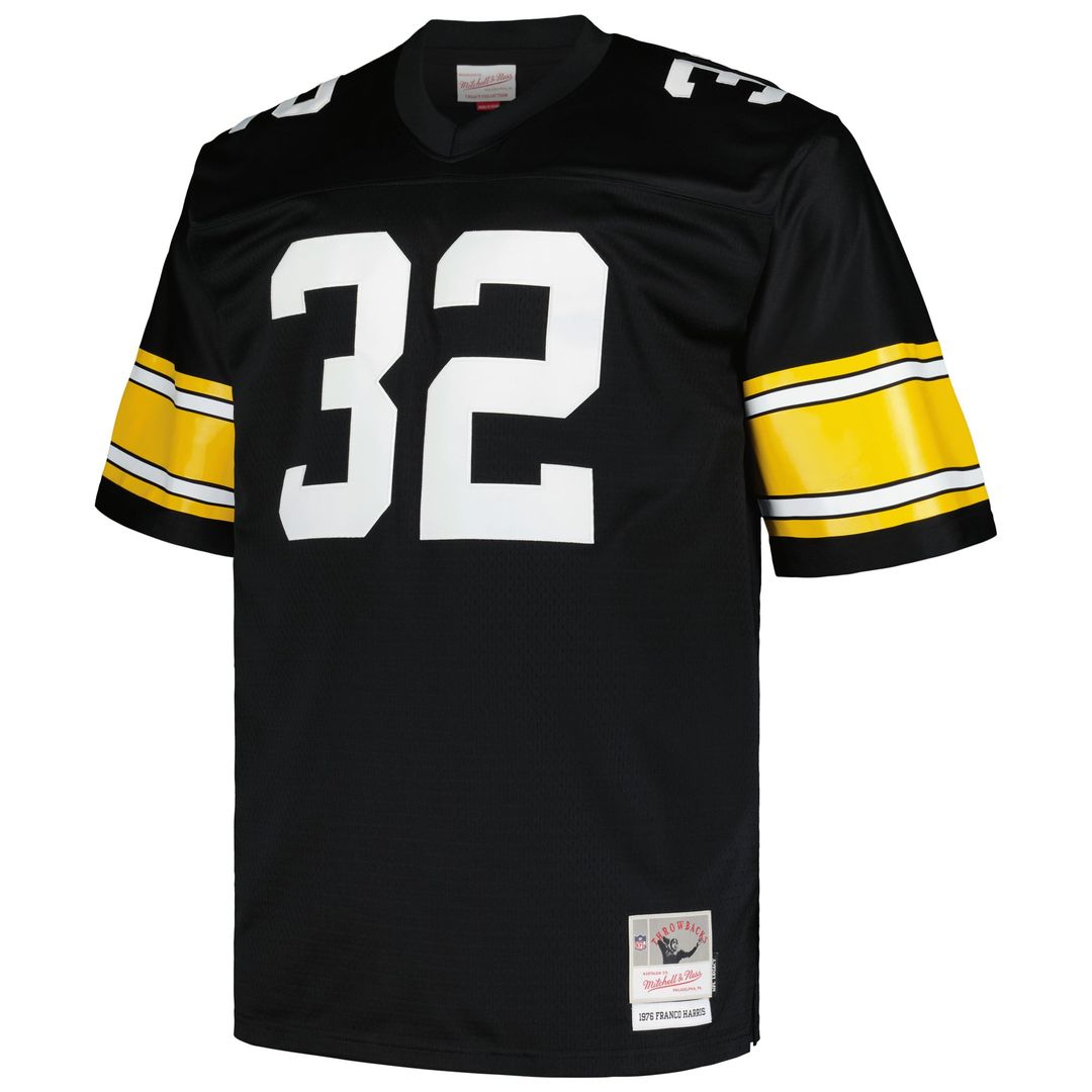 Pittsburgh Steelers Franco Harris Black Big & Tall 1976 Legacy Retired Player Jersey product image 5, provided for visual