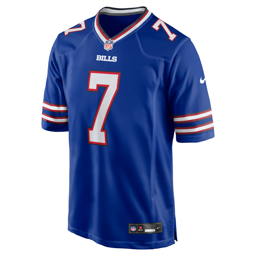 Buffalo Bills Ray Davis Royal Team Game Jersey product image 2, provided for visual reference and product detail review
