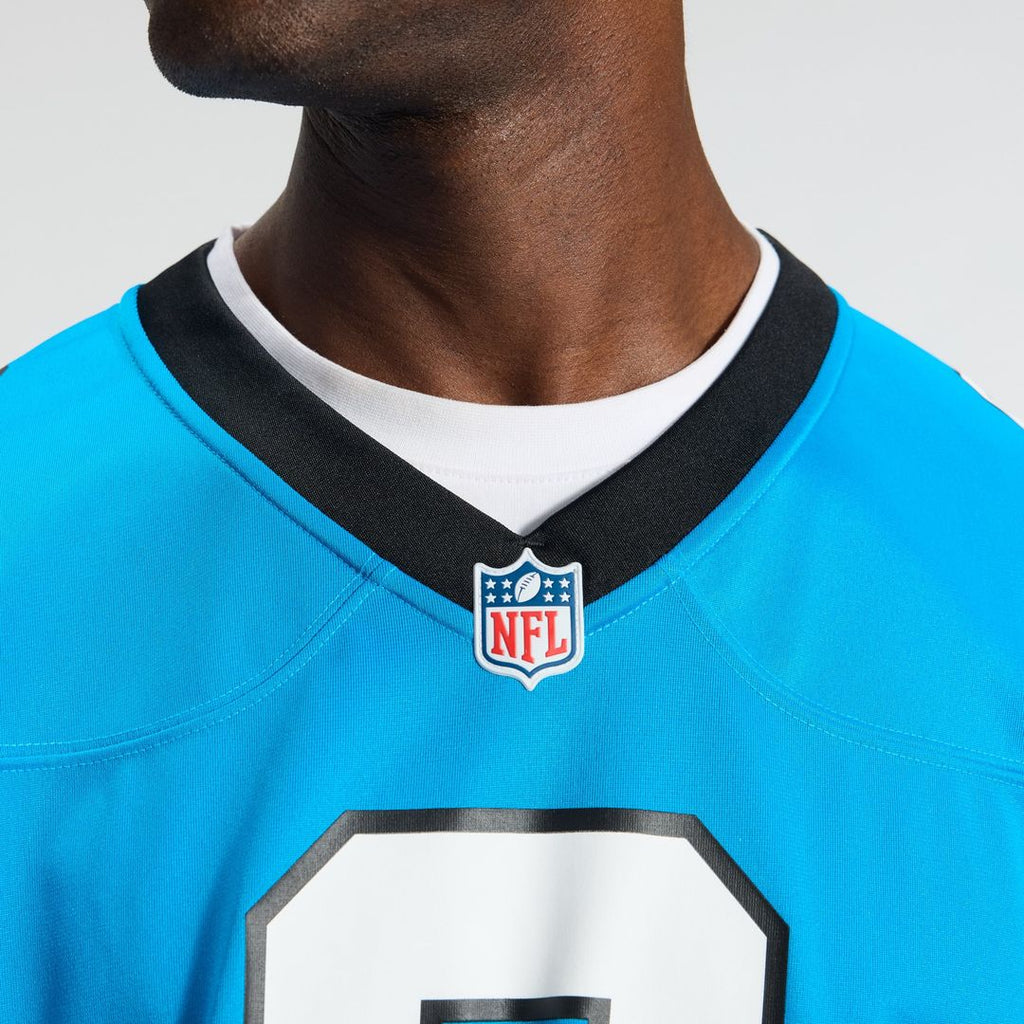 Carolina Panthers Jaycee Horn Blue Alternate Game Jersey product image 9, provided for visual reference and product detail