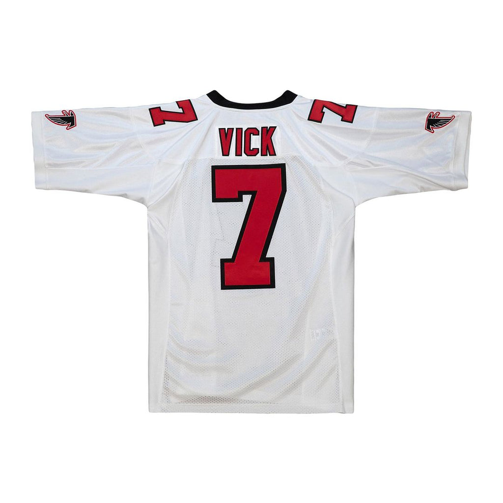 Atlanta Falcons 2003 Michael Vick Red Authentic Throwback Retired Player Jersey product image 13, provided for visual