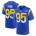 Los Angeles Rams Poona Ford Royal Team Game Jersey product image 1, provided for visual reference and product detail review