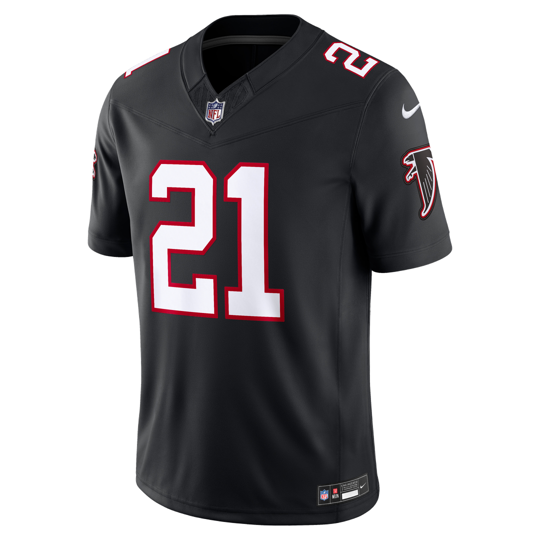 Atlanta Falcons Deion Sanders Black Alternate Throwback Vapor F.U.S.E. Stitched Retired Limited Jersey product image 2,
