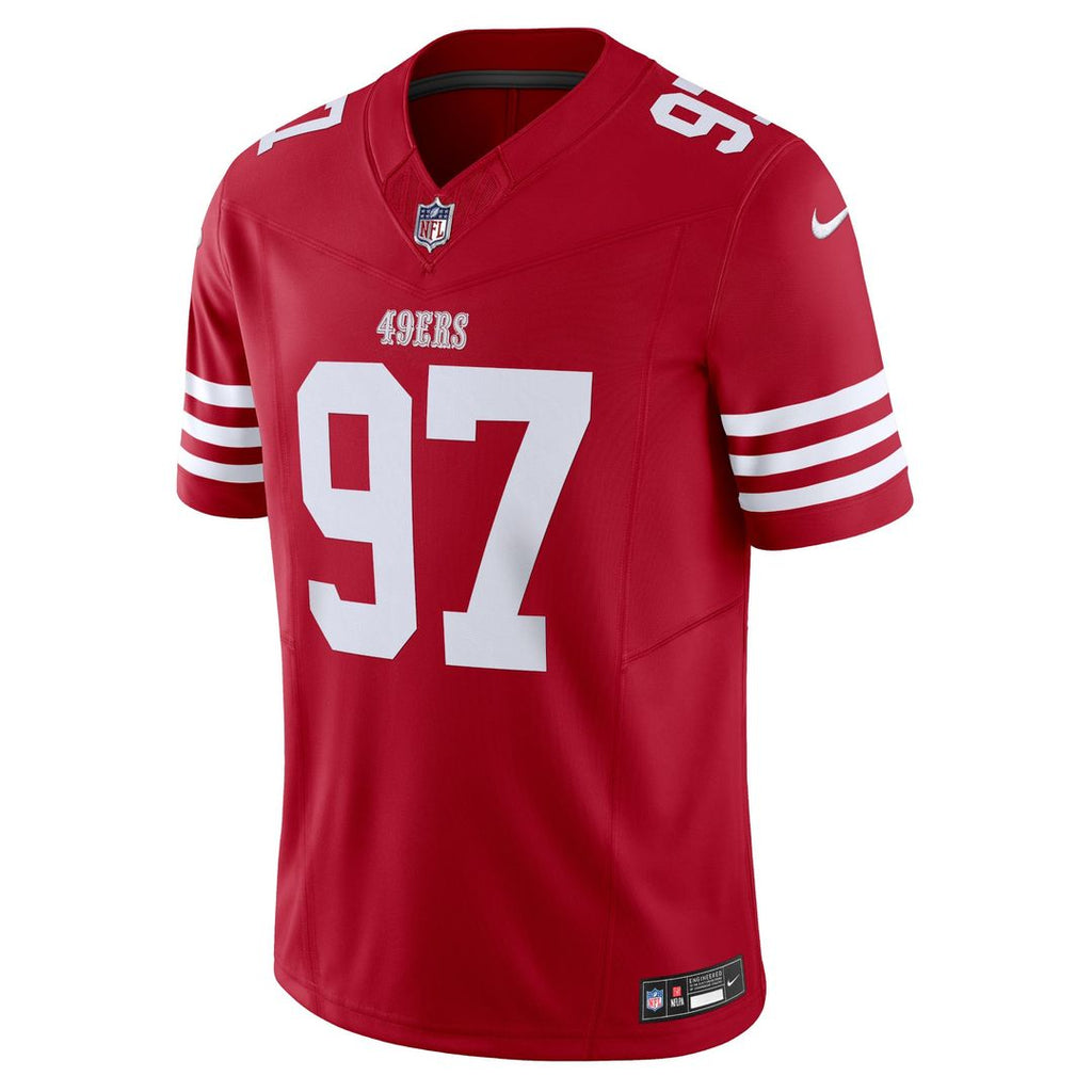 San Francisco 49ers Nick Bosa Scarlet Vapor F.U.S.E. Limited Jersey product image 2, provided for visual reference and