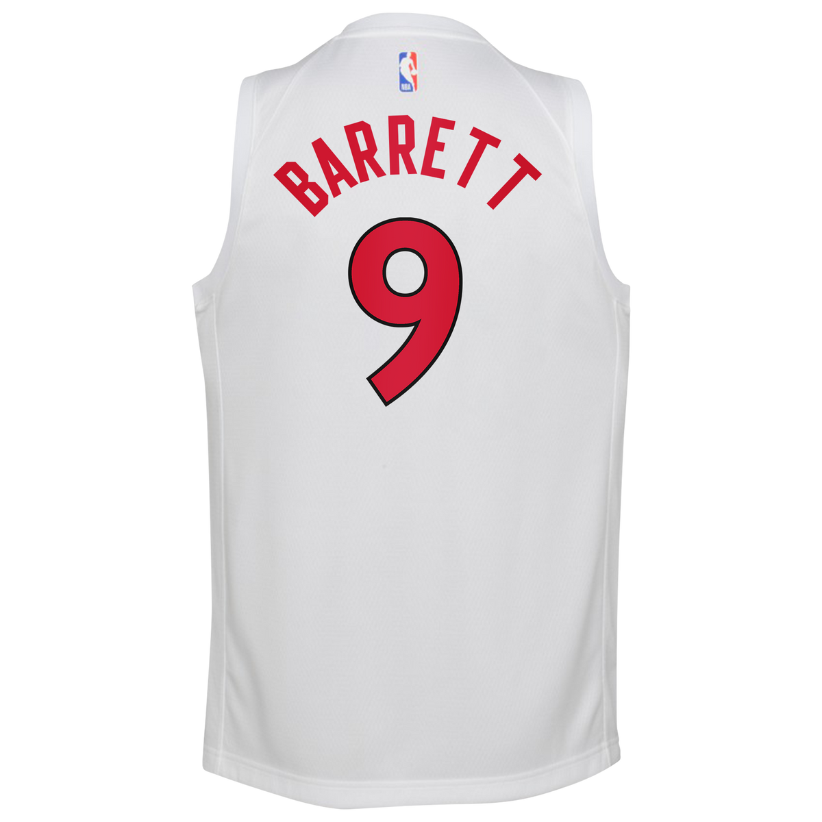 RJ Barrett Toronto Raptors Association Edition Swingman Jersey - White - Youth product image 4, provided for visual