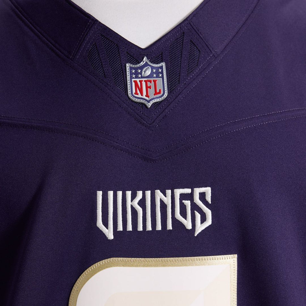 Minnesota Vikings J.J. McCarthy Purple 2026 Rivalries Collection Stitched Limited Jersey product image 10, provided for