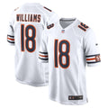 Chicago Bears Caleb Williams White First Round Pick Player Game Jersey product image 1, provided for visual reference and
