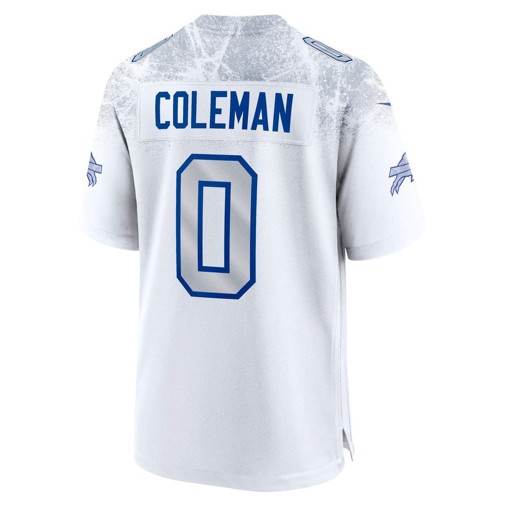 Buffalo Bills Keon Coleman White Rivalries Collection Game Jersey product image 3, provided for visual reference and product