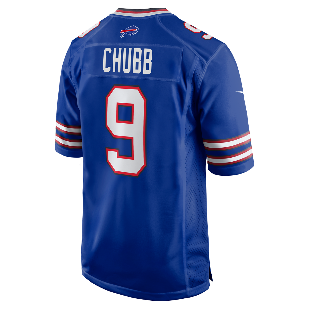 Buffalo Bills Bradley Chubb Royal Team Game Jersey product image 3, provided for visual reference and product detail review