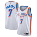 Oklahoma City Thunder Association Edition Swingman Basketball Jersey - White - Chet Holmgren - Unisex product image 1,