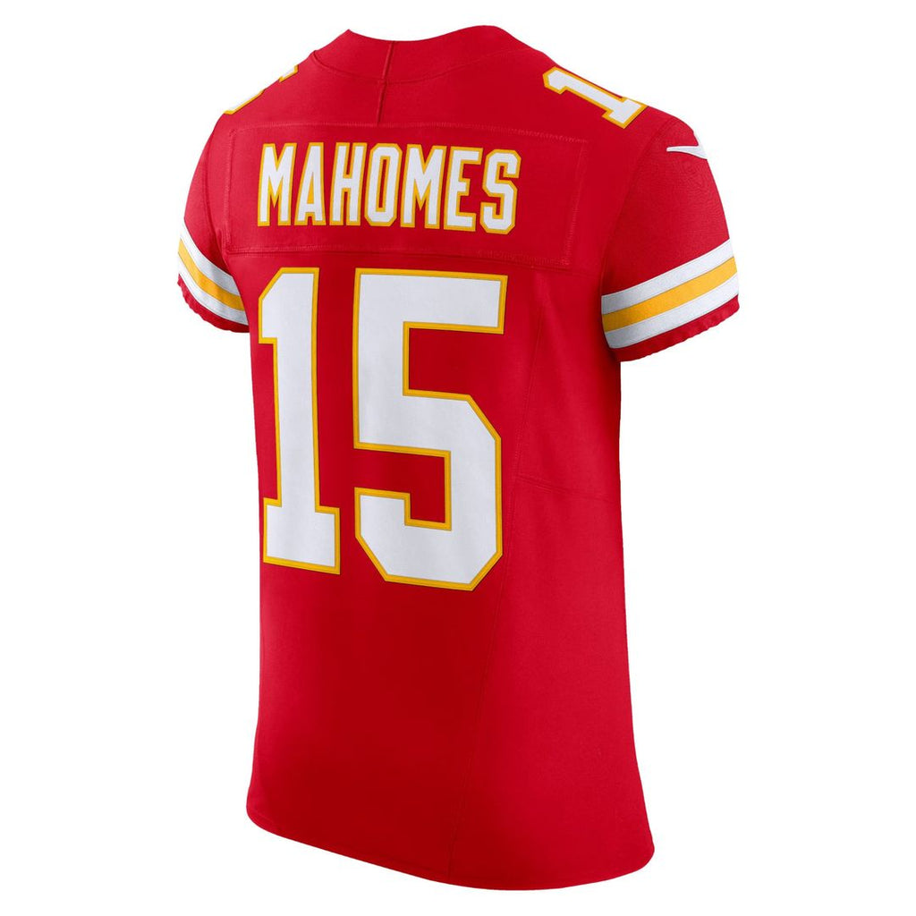 Kansas City Chiefs Patrick Mahomes Red Team Vapor F.U.S.E. Elite Jersey product image 7, provided for visual reference and