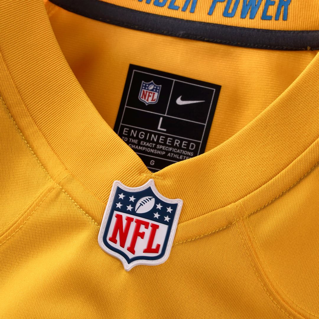 Los Angeles Chargers Oronde Gadsden Gold Alternate Charger Power Game Jersey product image 4, provided for visual reference