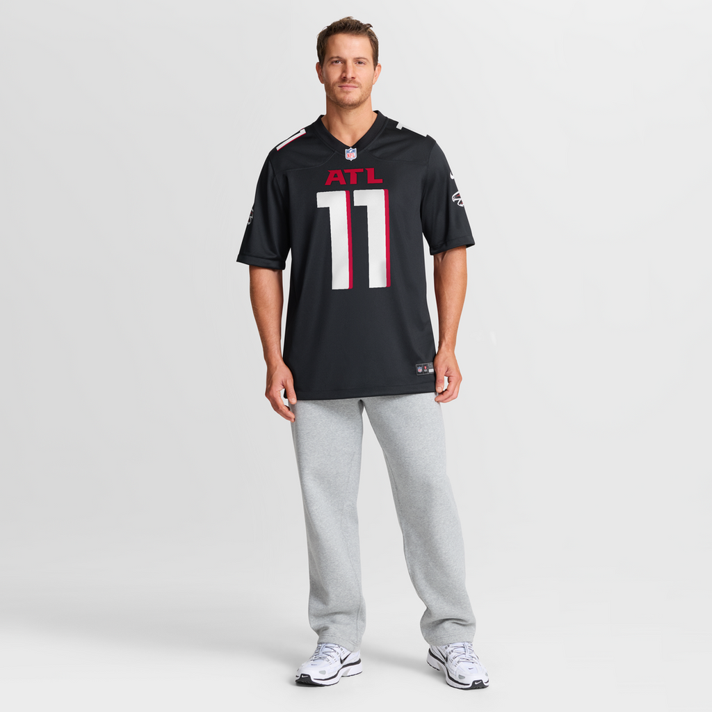 Atlanta Falcons Jalon Walker Black Team Game Jersey product image 7, provided for visual reference and product detail review