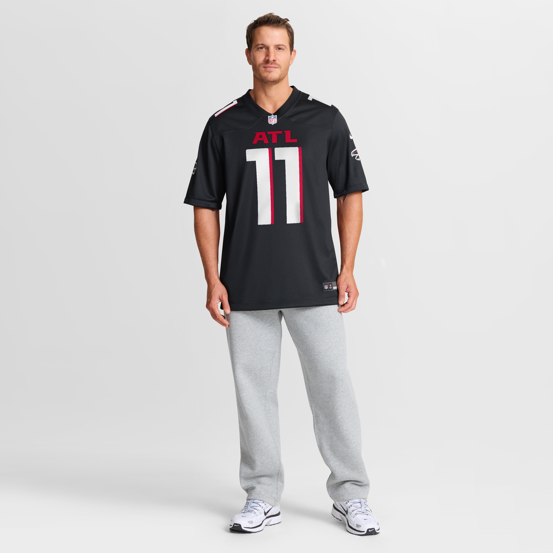 Atlanta Falcons Jalon Walker Black Team Game Jersey product image 7, provided for visual reference and product detail review