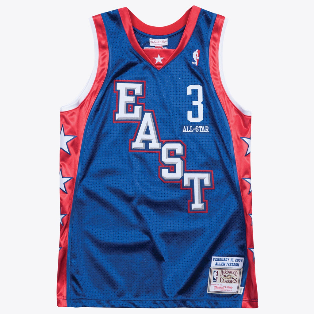 Allen Iverson Philadelphia 76ers 2004 All-Star Authentic Jersey - Royal - Mens product image 3, provided for visual