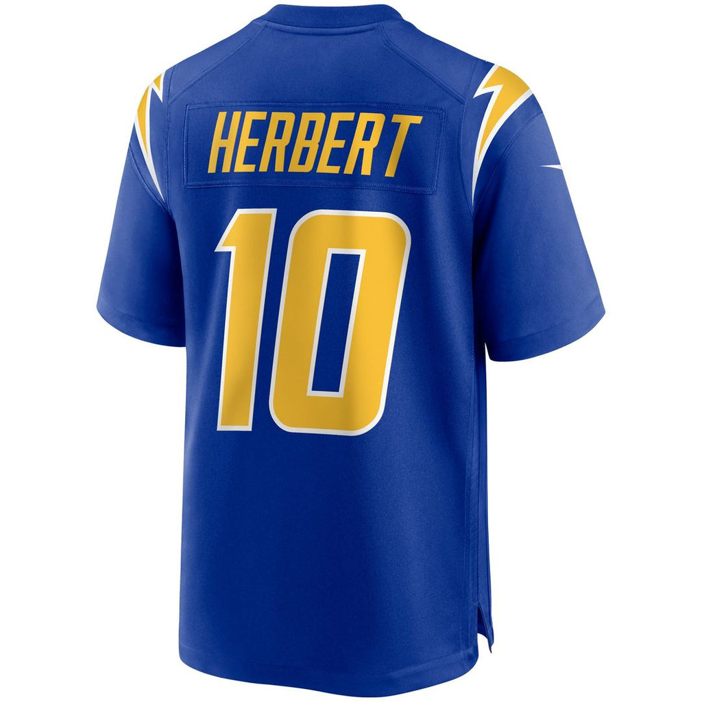 Los Angeles Chargers Justin Herbert Navy Alternate Game Jersey product image 15, provided for visual reference and product