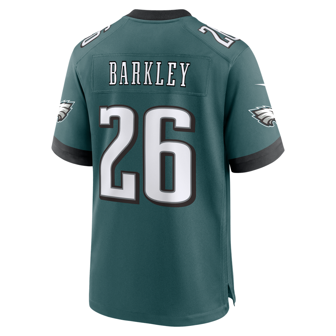 Philadelphia Eagles Saquon Barkley Black Alternate Game Jersey product image 32, provided for visual reference and product