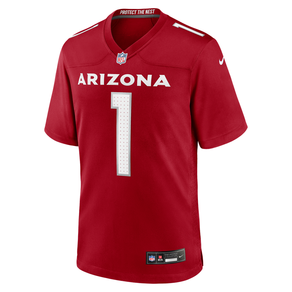 Arizona Cardinals Mack Wilson Cardinal Team Game Jersey product image 2, provided for visual reference and product detail