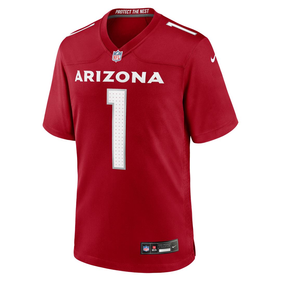 Arizona Cardinals Mack Wilson Cardinal Team Game Jersey product image 2, provided for visual reference and product detail