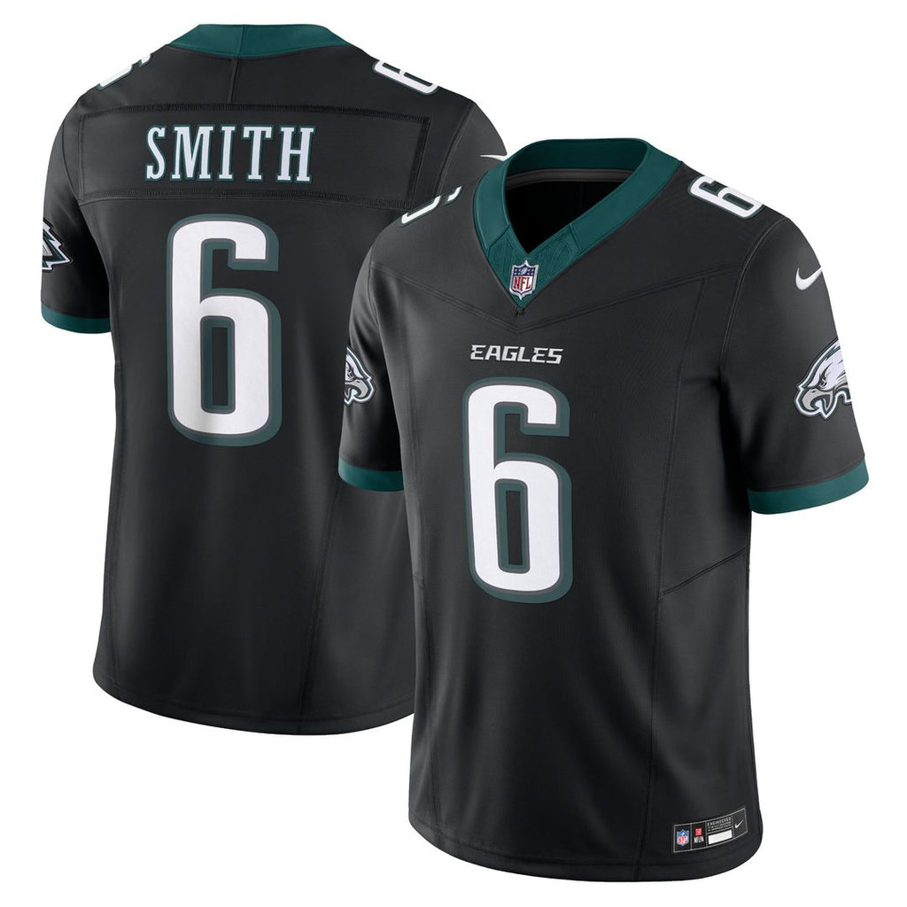 Philadelphia Eagles DeVonta Smith Black Alternate Vapor F.U.S.E. Limited Jersey product image 1, provided for visual