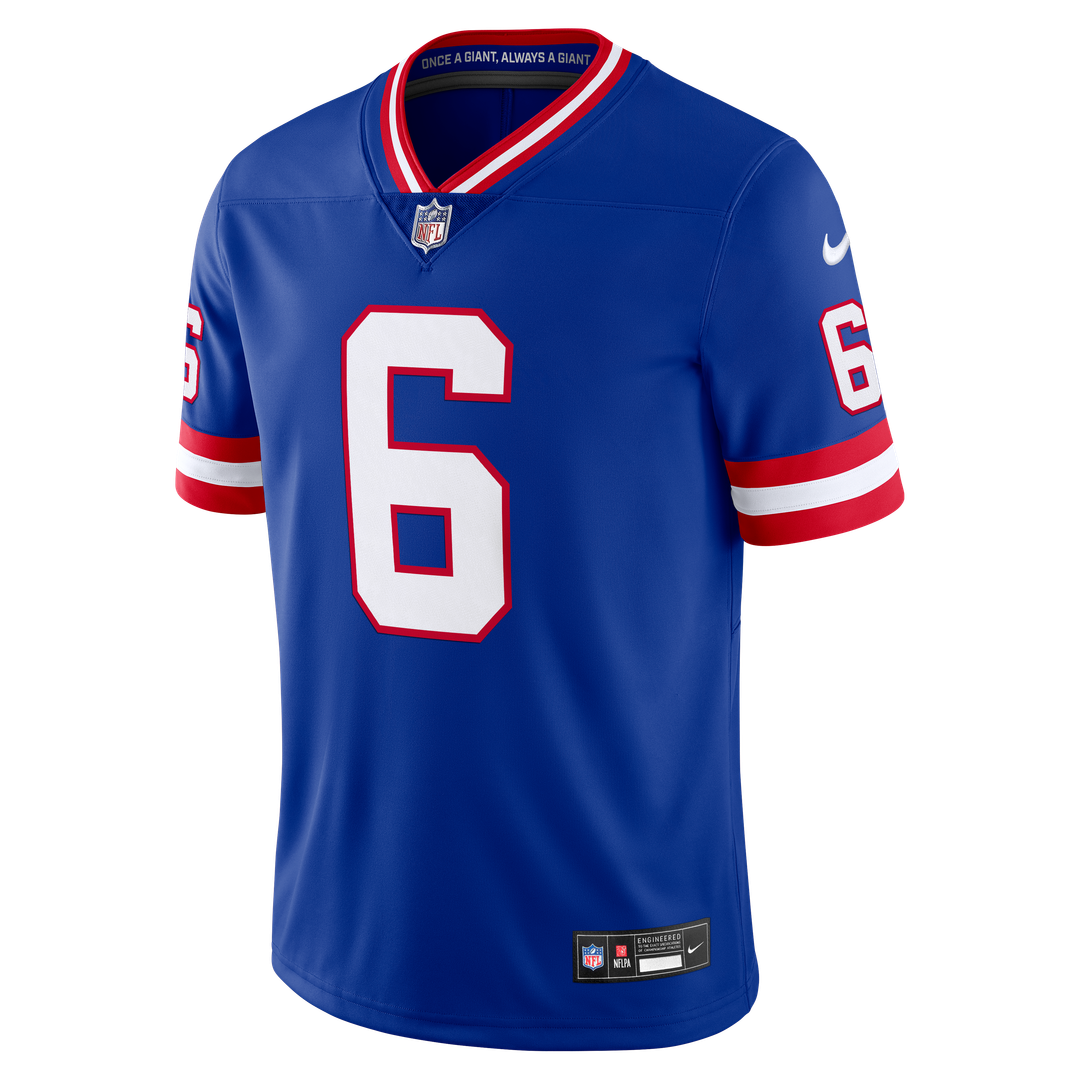 New York Giants Jaxson Dart Royal Legacy Vapor Untouchable Stitched Limited Jersey product image 2, provided for visual