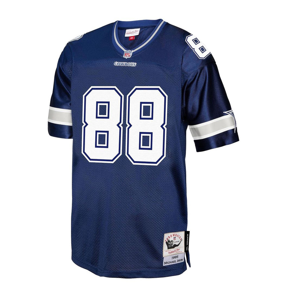 Dallas Cowboys Michael Irvin Navy Legacy Replica Jersey product image 2, provided for visual reference and product detail