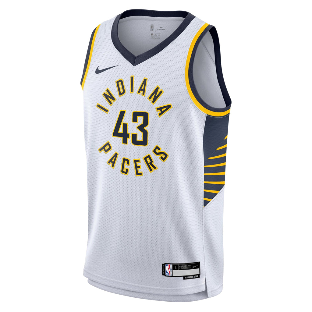 Pascal Siakam Indiana Pacers Association Edition Swingman Jersey - White - Youth product image 3, provided for visual