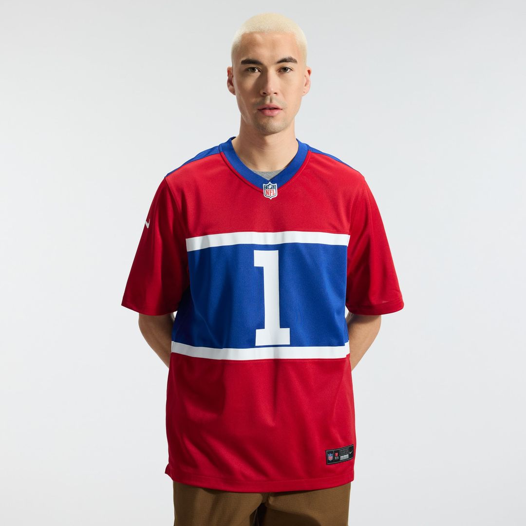 New York Giants Malik Nabers Royal Player Game Jersey product image 18, provided for visual reference and product detail