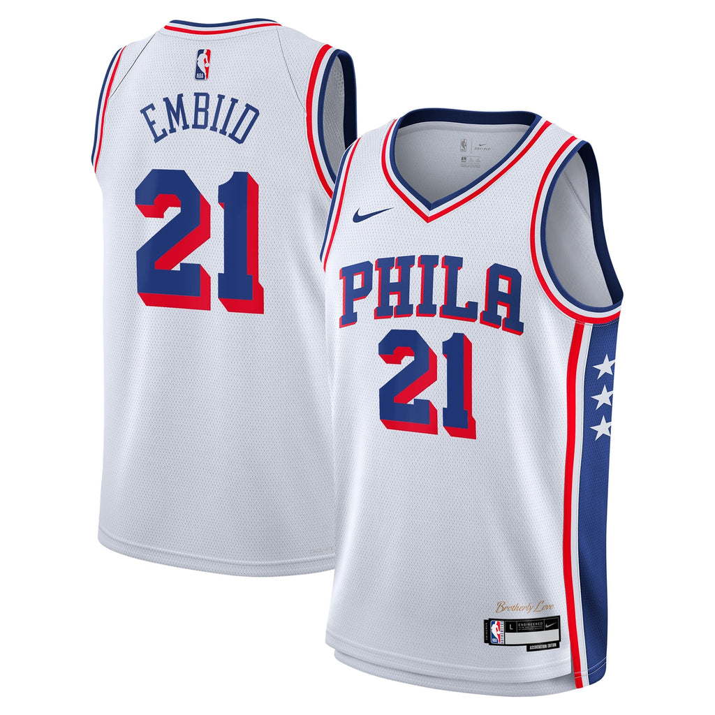 Philadelphia 76ers Nike Association Edition Swingman Jersey product image 2