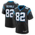 Carolina Panthers Tommy Tremble Black Team Game Jersey product image 1, provided for visual reference and product detail