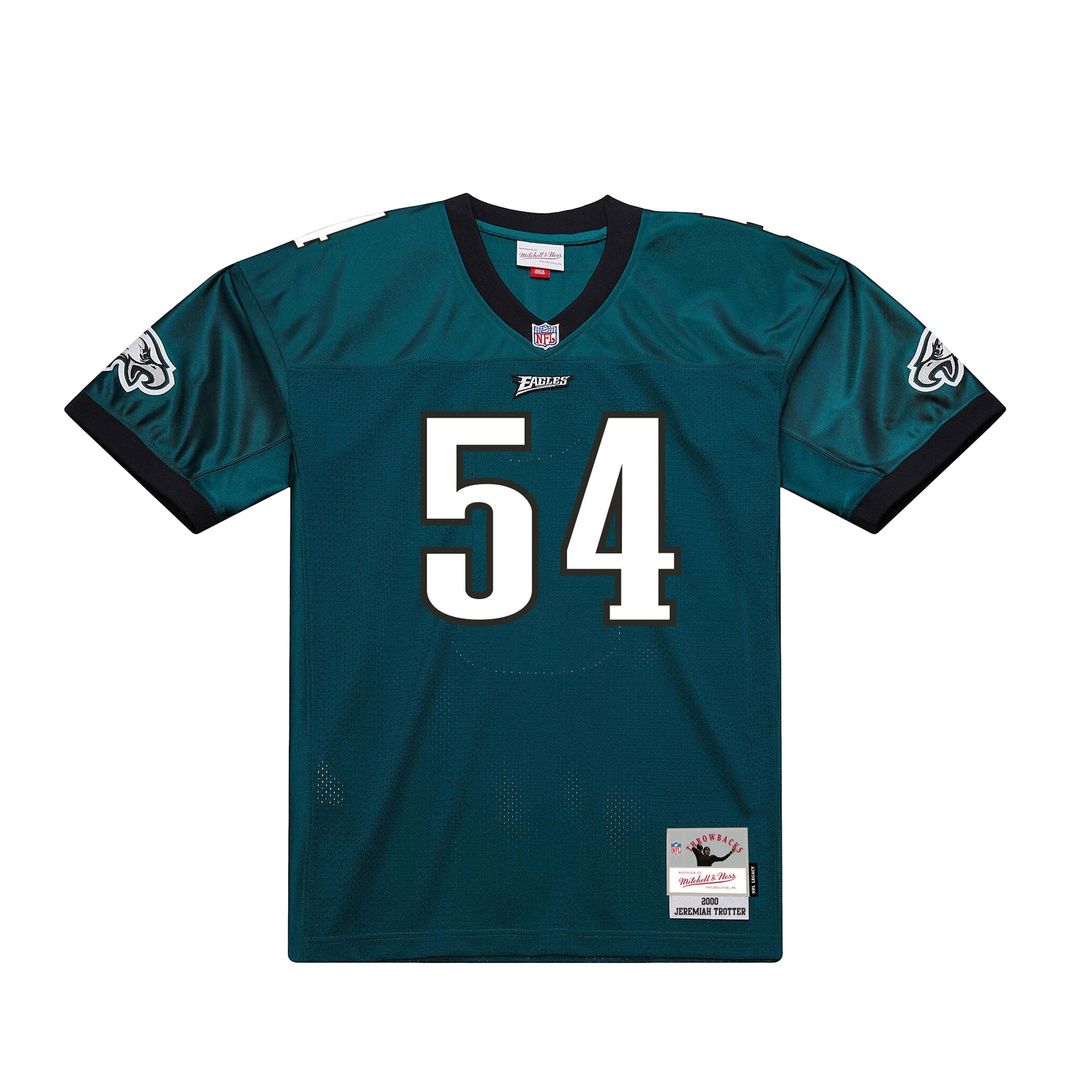 Philadelphia Eagles Jeremiah Trotter Green 2000 Legacy Throwback Replica Jersey product image 2, provided for visual