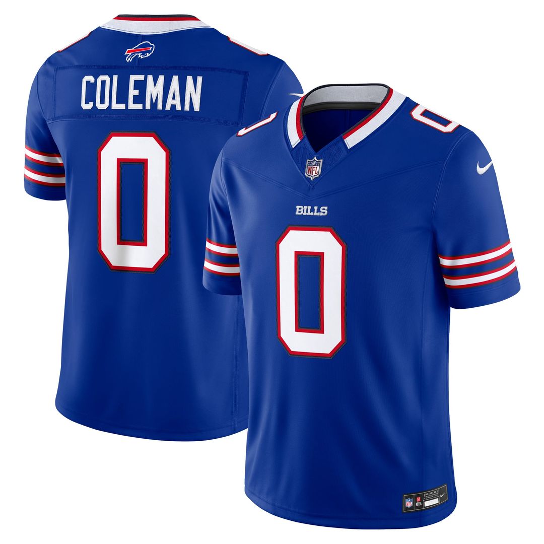 Buffalo Bills Keon Coleman Gray Nickel City Vapor F.U.S.E. Stitched Limited Jersey product image 7, provided for visual