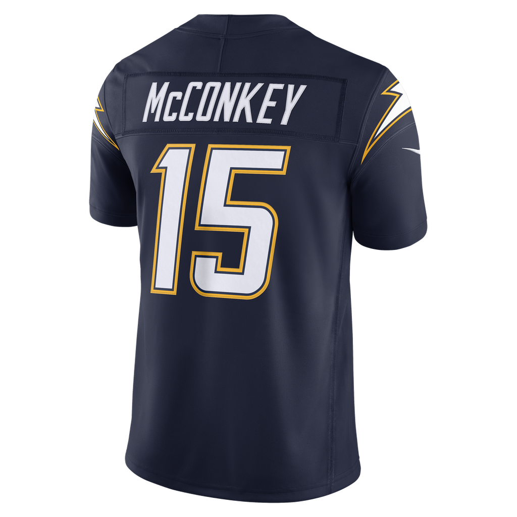 Los Angeles Chargers Ladd McConkey Powder Blue Team Vapor F.U.S.E. Stitched Limited Jersey product image 9, provided for