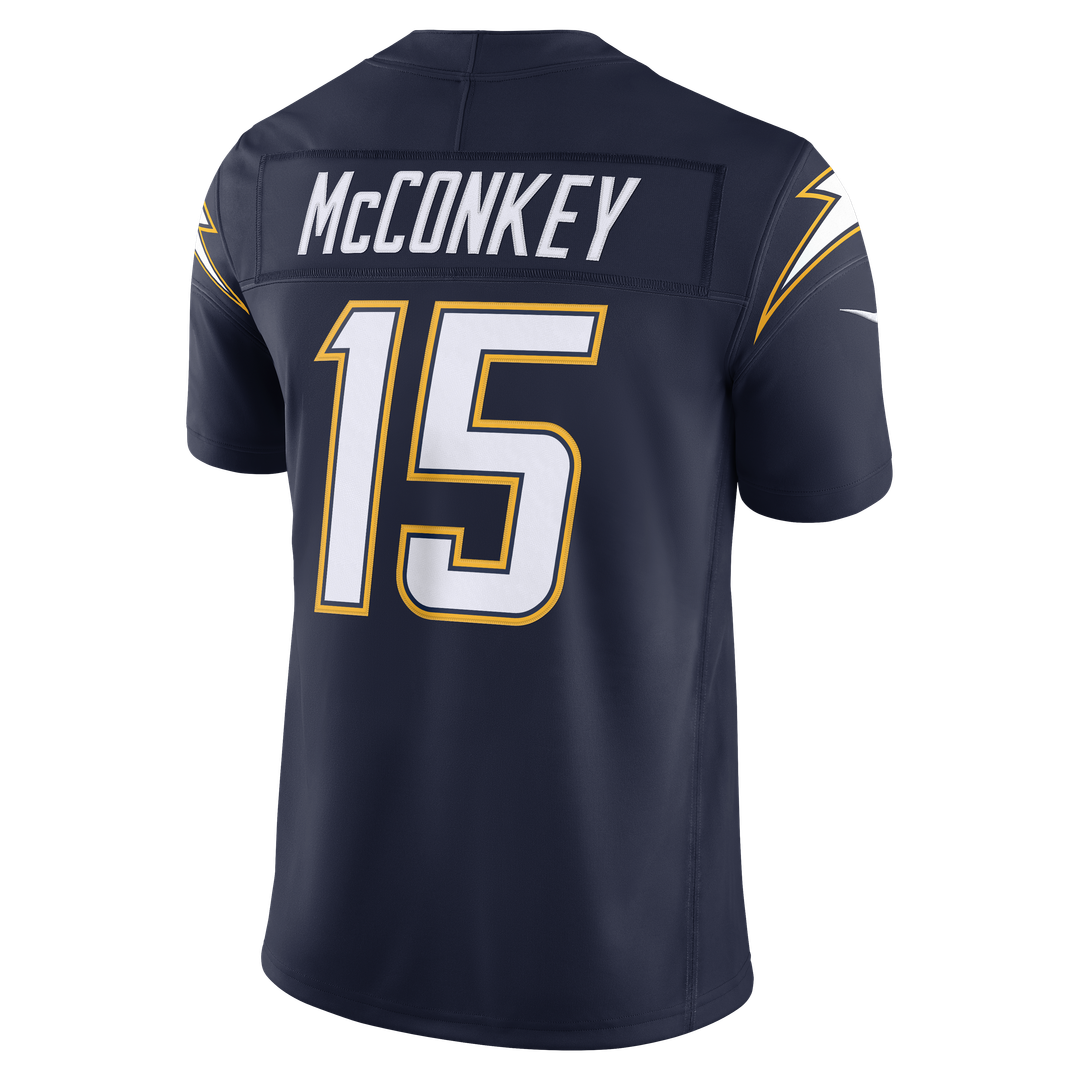 Los Angeles Chargers Ladd McConkey Powder Blue Team Vapor F.U.S.E. Stitched Limited Jersey product image 9, provided for