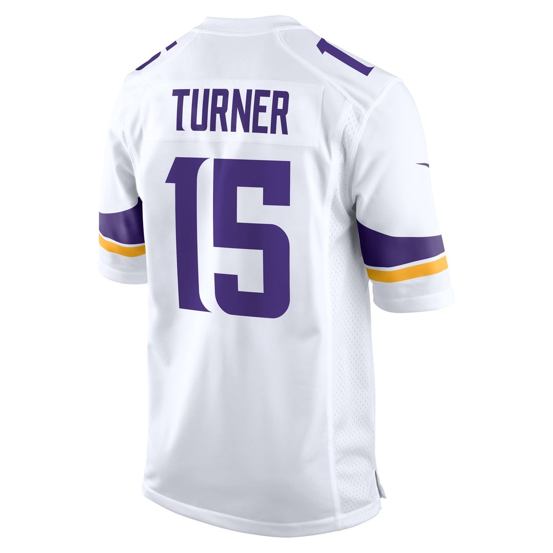 Minnesota Vikings Dallas Turner Purple Alternate Game Jersey product image 15, provided for visual reference and product
