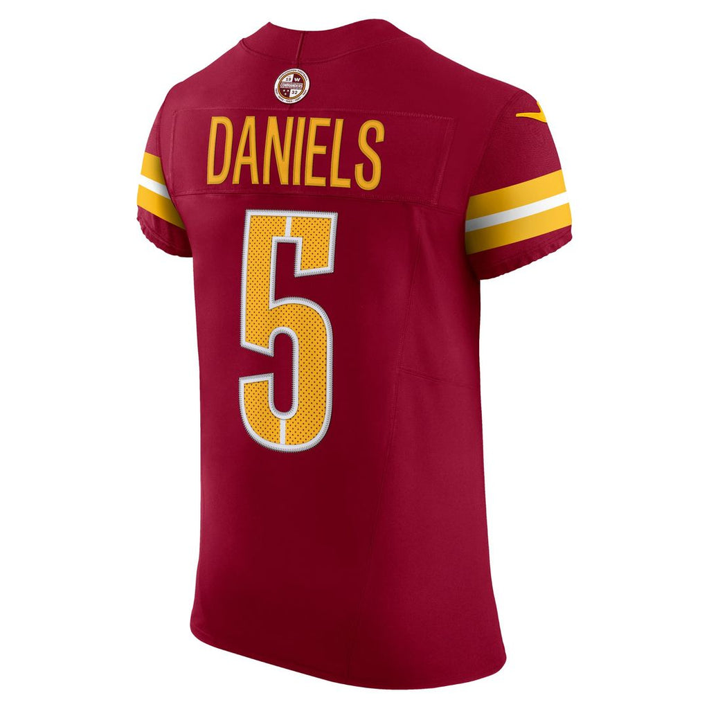 Washington Commanders Jayden Daniels Black Alternate Vapor F.U.S.E. Elite Jersey product image 9, provided for visual