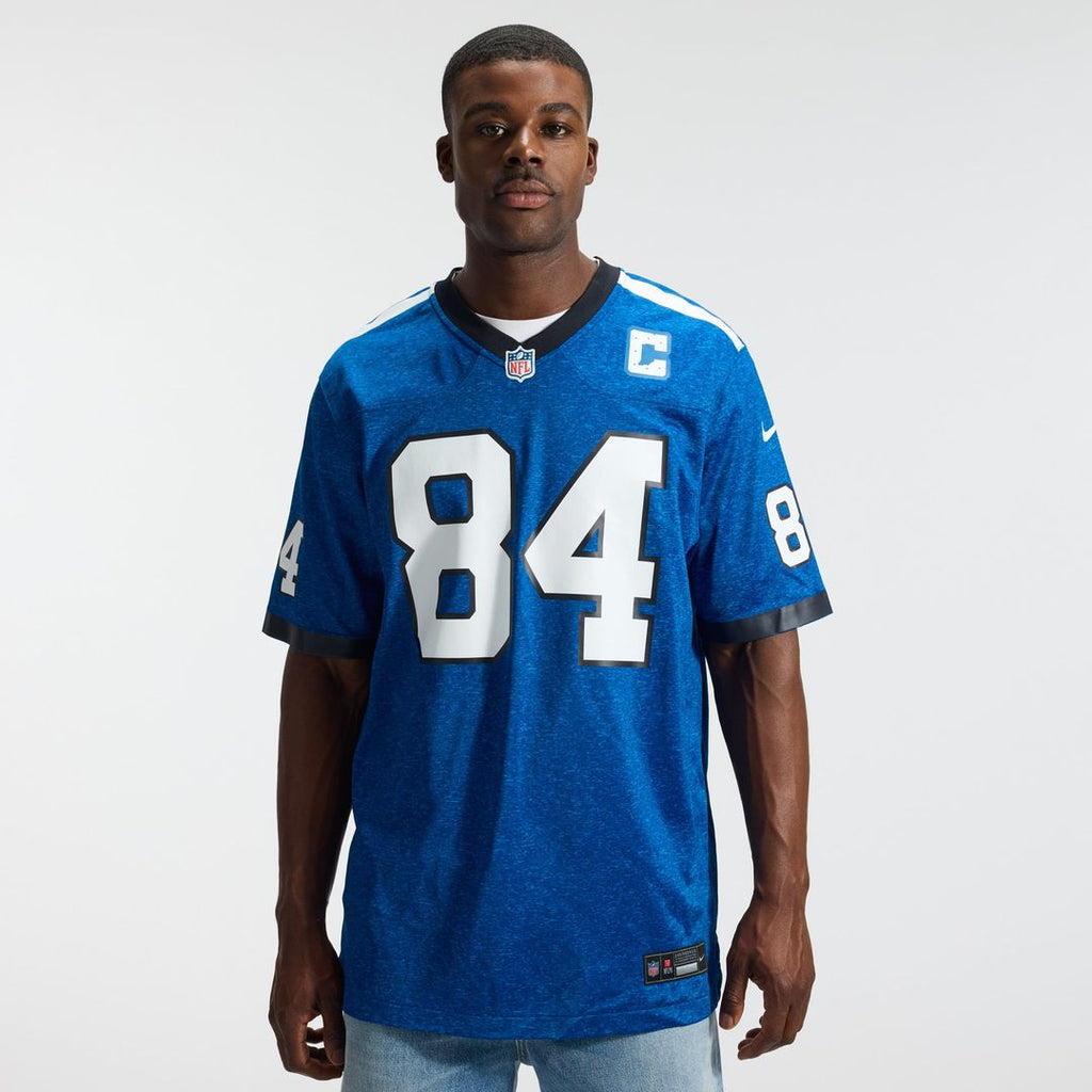 Indianapolis Colts Tyler Warren Heather Royal Alternate 2 Indiana Nights Game Jersey product image 2, provided for visual