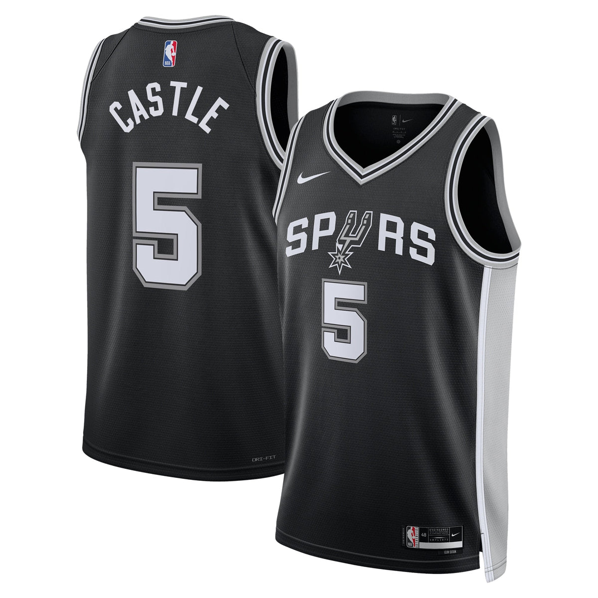 San Antonio Spurs Nike Icon Swingman Jersey - Black product image 1