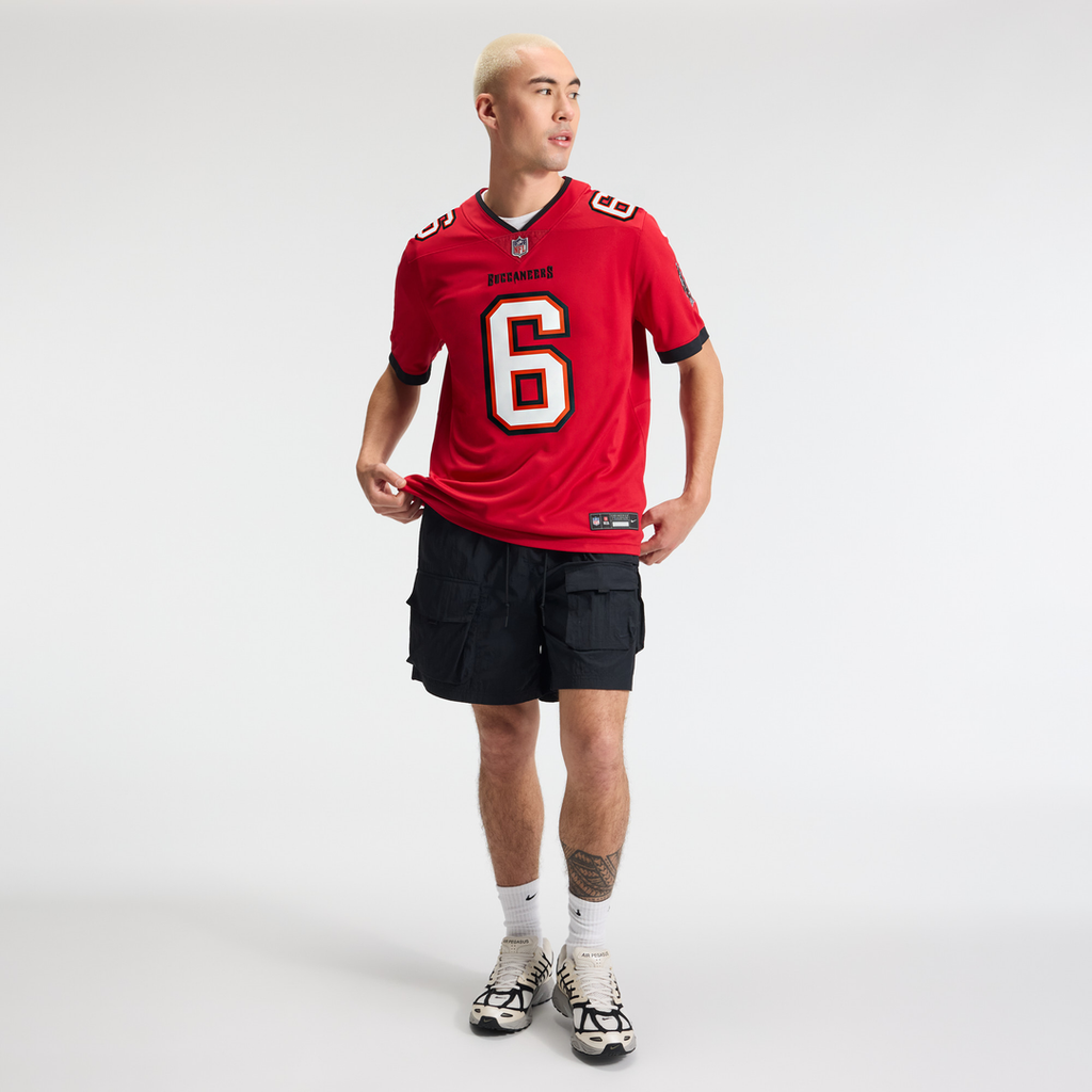 Tampa Bay Buccaneers Baker Mayfield Red Vapor Untouchable Limited Jersey product image 4, provided for visual reference and