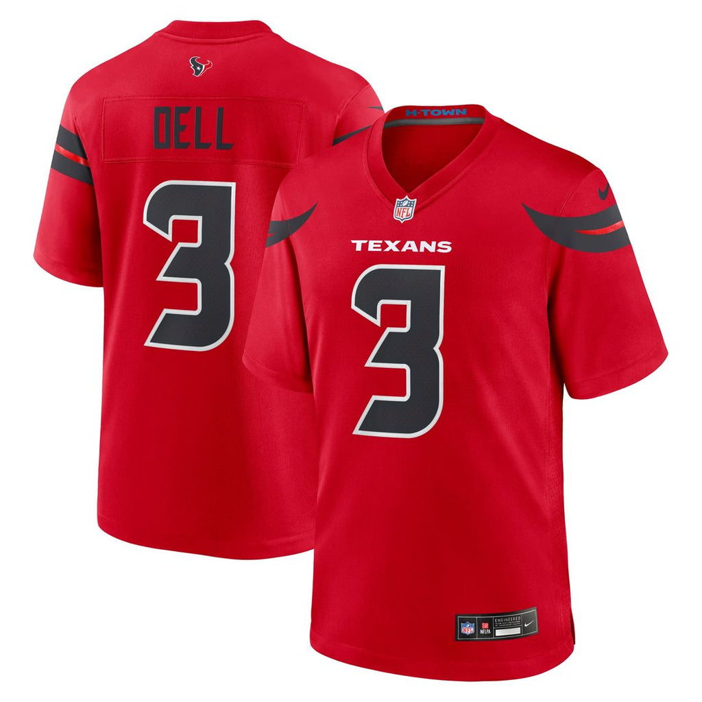 Houston Texans Tank Dell White Game Jersey product image 15, provided for visual reference and product detail review
