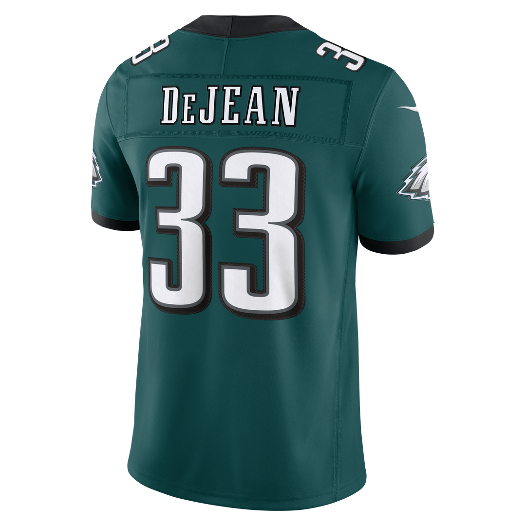 Philadelphia Eagles Cooper DeJean Midnight Green Team Vapor F.U.S.E. Stitched Limited Jersey product image 7, provided for