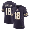 Minnesota Vikings Justin Jefferson Purple 2026 Rivalries Collection Game Jersey product image 1, provided for visual